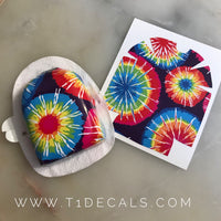 Tie Dye Omnipod Decal