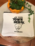 Be Your Own Hero T1D supply Canvas Bag