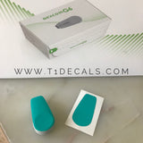 Solid Teal Dexcom G6 Decal