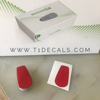 Solid Red Dexcom G6 Decal