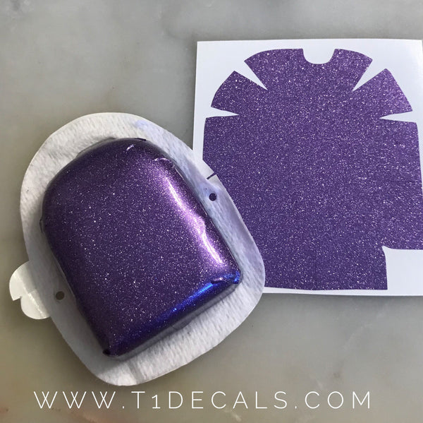 Purple Shimmer Omnipod Decal