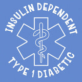 Type 1 Diabetic Medical Symbol Car Decal - Laptop Decal - T1D