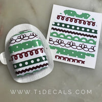 Ugly Christmas Sweater Omnipod  Insulin Pump Decal