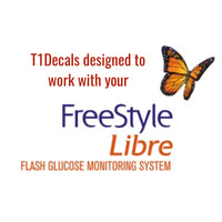 Red Shimmer Freestyle Libre Decal
