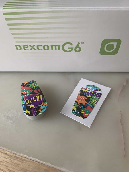 Super Comic Dexcom G6 Decal