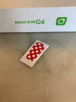 Red Polka Dot Dexcom G6 Decal