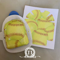 Softball  -  Omnipod Decal Sticker