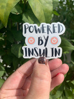 Powered By Insulin Sticker