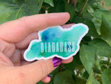 Watercolor Diabadass  Sticker