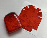 Red Grunge Omnipod Decal Sticker