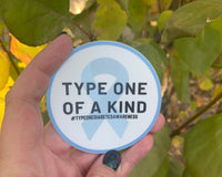 Type One of a Kind Sticker