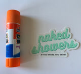 Naked Showers Diabetes Sticker