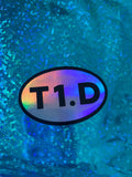 T1.D  Holographic Diabetes Sticker