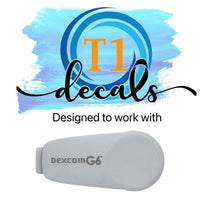 Red Shimmer Dexcom G6 Decal