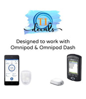 Ghostly Greetings Omnipod Decal