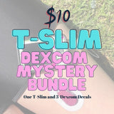 Valentines Mystery Bundle: 1 T-Slim & 3 Dexcom Decals