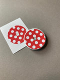 Red Polka Dot Freestyle Libre Decal
