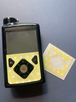 Yellow Polka Dot 670G / 770G Pump Decal Sticker
