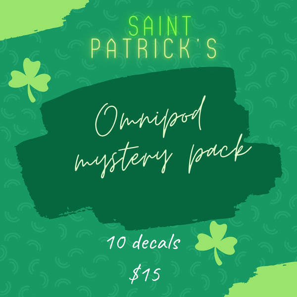 Saint Patrick’s Day Omnipod Decal Monthly Mystery Pack