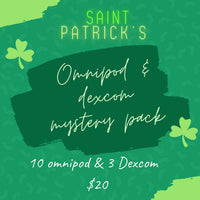 Saint Patrick’s Day Omnipod  Dexcom Decal Monthly Mystery Pack