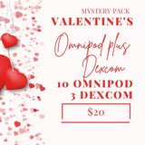 Valentine’s Day Omnipod & Dexcom Decal Monthly Mystery Pack